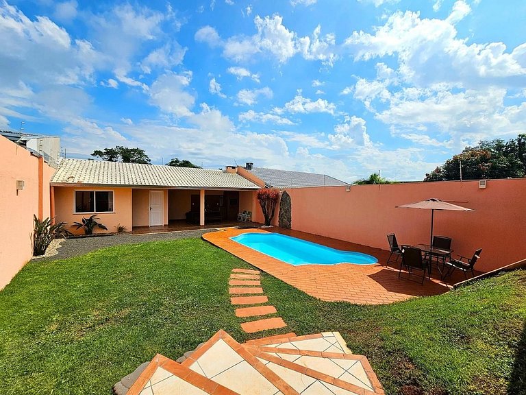 Casa 4 quartos Piscina prox Paraguai e Itaipu - Diárias a pa